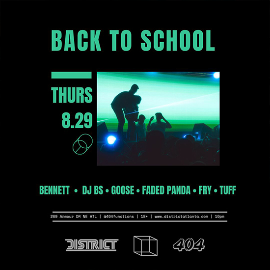 Back to School College Party • Thursday, August 29th