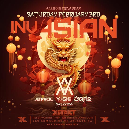 InvAsian • Saturday, February 3rd