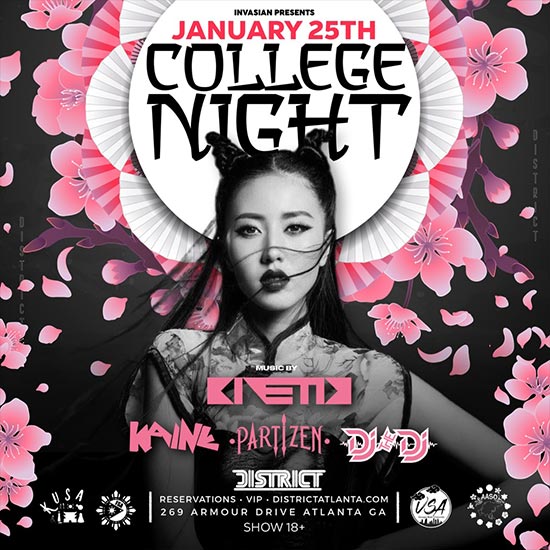 InvAsian College Night • Thursday, January 25th