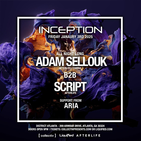 Inception with Adam Sellouk• Friday, January 3rd